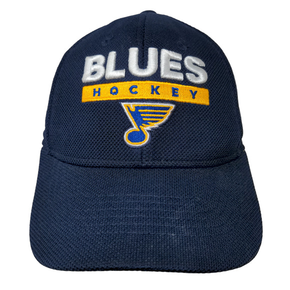 Adidas Men's NHL St. Louis Blues Hockey Hat Blue Size S/M Embroidered - Picture 1 of 13